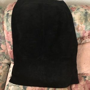 Genuine Suede Skirt